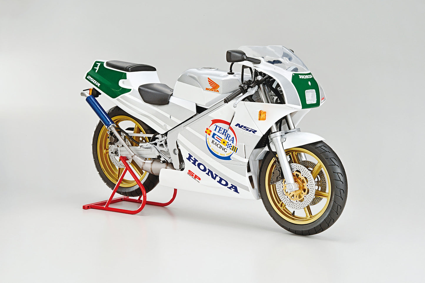 Aoshima BIKE No.52 Honda MC18 NSR250R SP Custom '89 1:12 Model Kit
