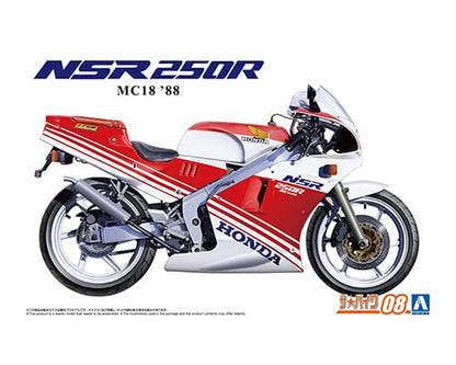 Aoshima BIKE No.8 Honda MC18 NSR250R '88 1:12 Model Kit