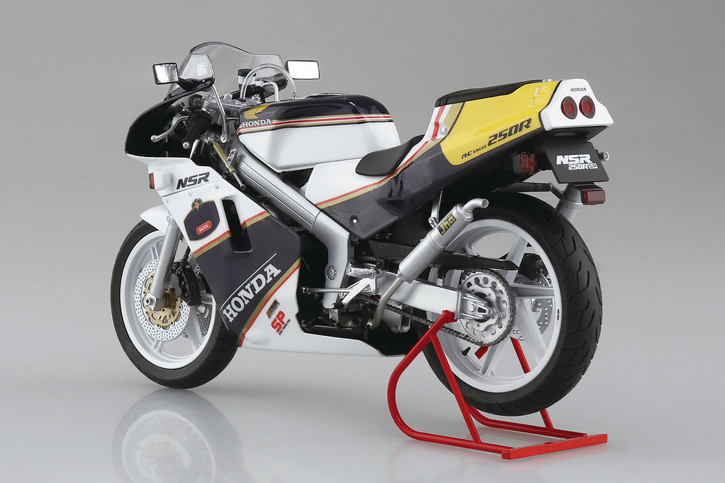 Aoshima BIKE No.51 Honda MC18 NSR250R SP Custom '88 1:12 Model Kit
