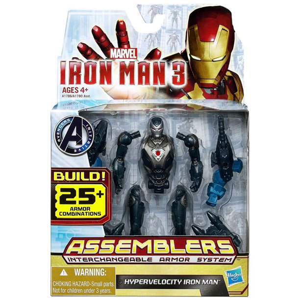 HASBRO MARVEL MARVEL IRON MAN 3 ASSEMBLERS HYBERVELOCITY IRON MAN ACTION FIGURE