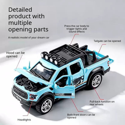 Collectables Diecast F-150 Truck Pull Back Lights & Sound 12.5 x 5 x 5cm