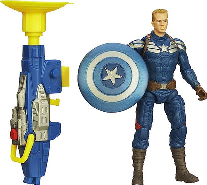 HASBRO MARVEL SUPER SOLDIER CAPTAIN AMERICA CRAPPLE CANNON ACTION FIGURE