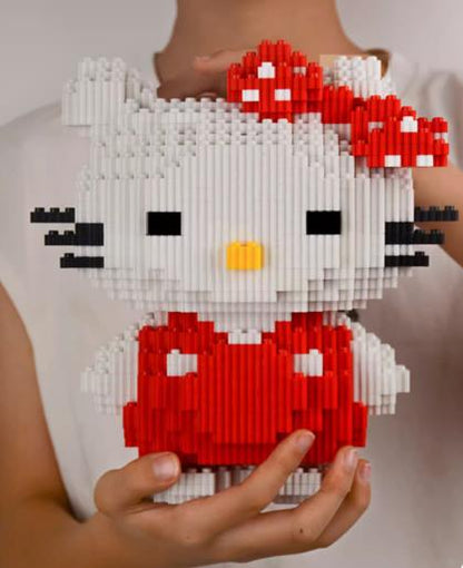 BUILDING BLOCKS BRICKS HELLO KITTY BB001 24 X 20 CM 4460 PIECE