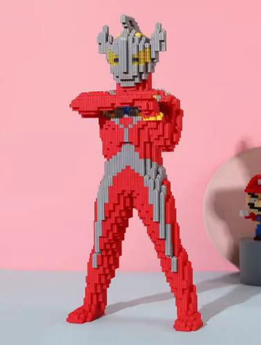 BUILDING BLOCKS BRICKS ULTRAMAN TARO BB014 46 X 21 CM 4600 PIECE