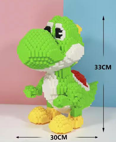 BUILDING BLOCKS BRICKS MARIO YOSHI BB015 33 X 30 CM 7050 PIECE