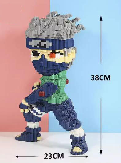 BUILDING BLOCKS BRICKS HARUTO HATAKE KAKASHI BB023 38 X 23 CM 5600 PIECE