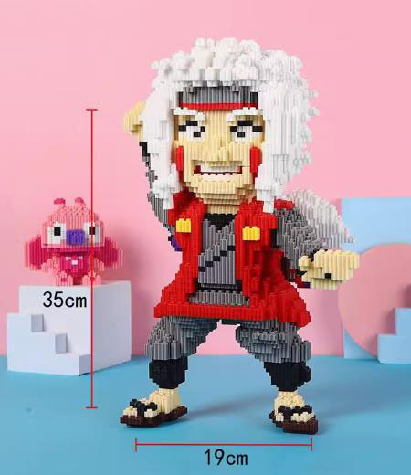 BUILDING BLOCKS BRICKS HARUTO JIRAIYA BB026 35 X 19 CM 6500 PIECE