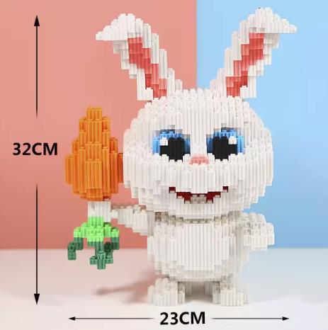 BUILDING BLOCKS BRICKS RABBIT BB030 32 X 23 CM 5200 PIECE