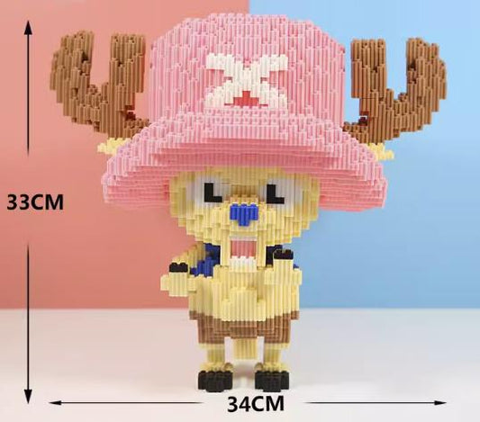 BUILDING BLOCKS BRICKS ONE PIECE TONY TONY CHOPPER BB033 34 X 33 CM 6780 PIECE