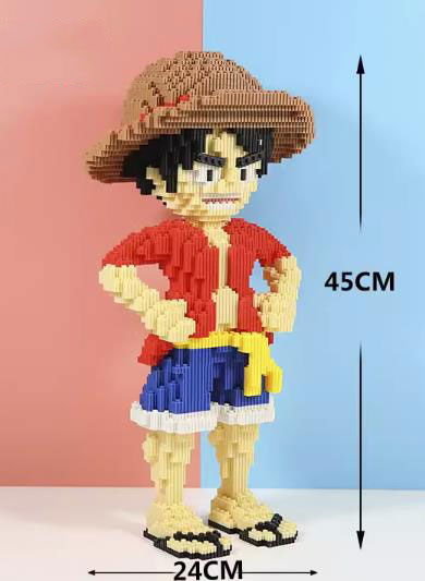 BUILDING BLOCKS BRICKS ONE PIECE LUFFY BB034 45 X 24 CM 6100 PIECE