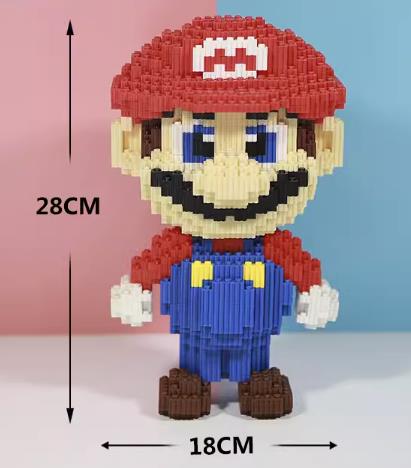 BUILDING BLOCKS BRICKS MARIO BB035 28 X 18 CM 4580 PIECE