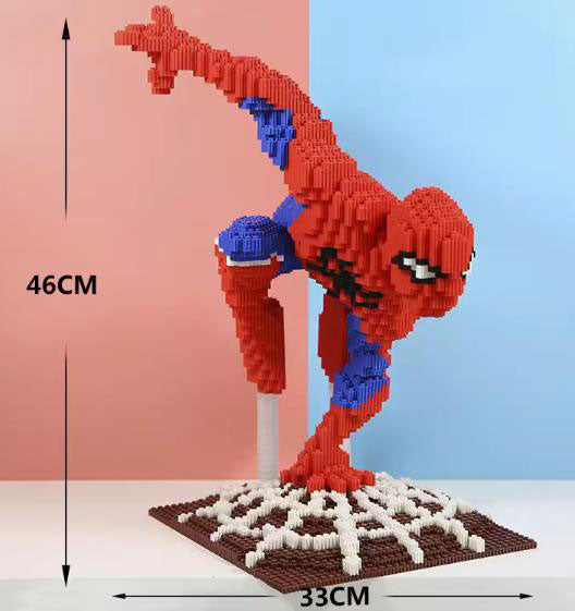 BUILDING BLOCKS BRICKS SPIDER MAN BB042 46 X 33 CM 7530 PIECE