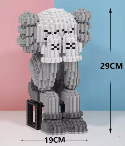 BUILDING BLOCKS BRICKS KAWS BB043 29 X 19 CM 4800 PIECE