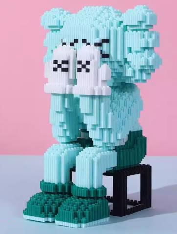 BUILDING BLOCKS BRICKS KAWS BB045 29 X 19 CM 4800 PIECE