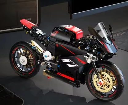 BUILDING BLOCKS BRICKS 1:5 MOTORCYCLE DUCATI V4 BB077 35.4 X 19.4 CM