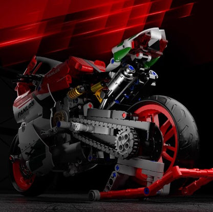 BUILDING BLOCKS BRICKS MOTORCYCLE DUCATI 1299 BB079 33 X 19.5 CM 803 PIECE