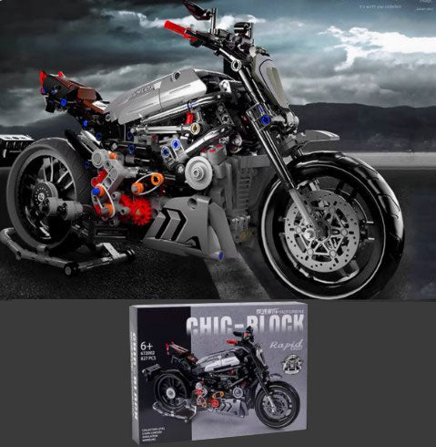 BUILDING BLOCKS BRICKS MOTORCYCLE DUCATI BB080 34.5 X 19 CM 827 PIECE