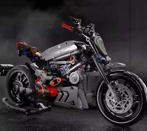 BUILDING BLOCKS BRICKS MOTORCYCLE DUCATI BB080 34.5 X 19 CM 827 PIECE
