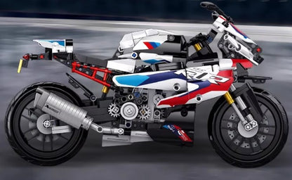 BUILDING BLOCKS BRICKS MOTORCYCLE BMW M1000RR BB082 33.8 X 17.9 CM 912 PIECE