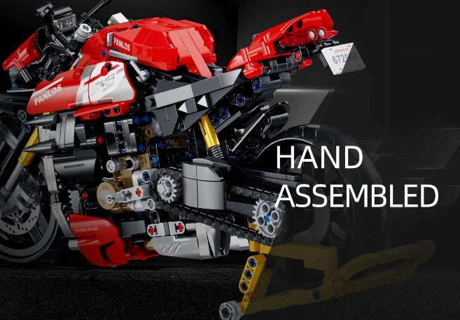 BUILDING BLOCKS BRICKS MOTORCYCLE DUCATI V4SP BB084 36.1 X 22.2 CM 981 PIECE