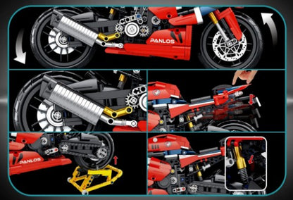 BUILDING BLOCKS BRICKS MOTORCYCLE HONDA CBR1000RR BB085 34 X 20 CM 1017 PIECE