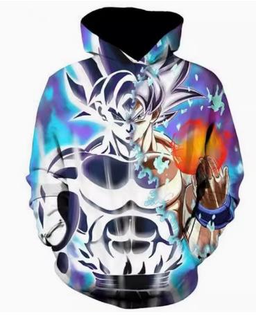 Dragon Ball Z CAJ022 ANIMATION 3D Hoodie Jacket Zip Up S-5XL UNISEX