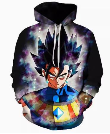 Dragon Ball Z CAJ023 ANIMATION 3D Hoodie Jacket Zip Up S-5XL UNISEX