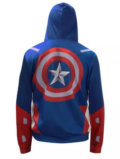 Avengers Captain America CAJ030 ANIMATION 3D Hoodie S-5XL UNISEX