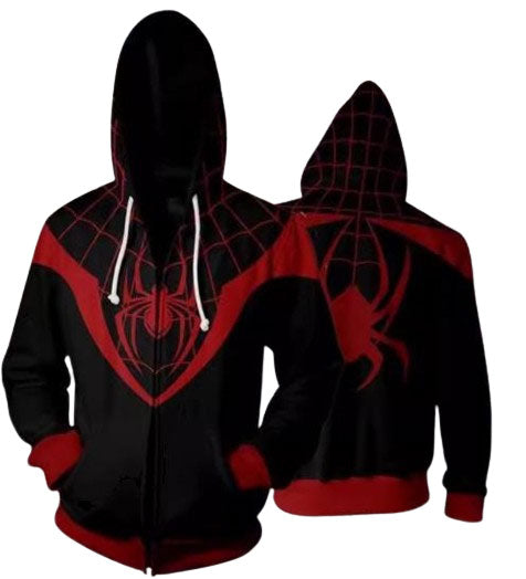 Spider-Man CAJ042 ANIMATION 3D Hoodie Jacket Zip Up S-5XL UNISEX