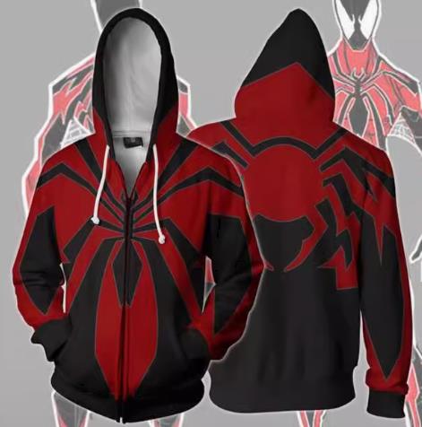 Spider-Man Miles Morales CAJ045 ANIMATION 3D Hoodie Jacket Zip Up S-5XL UNISEX