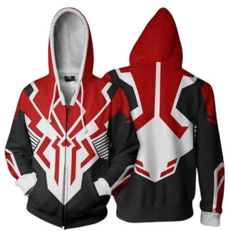 Spider-Man 2099 CAJ050 ANIMATION 3D Hoodie Jacket Zip Up S-5XL UNISEX