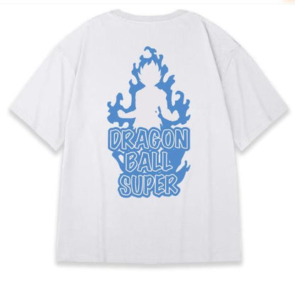 Dragon Ball CAT003 ANIMATION T-SHIRT OVERSIZE STYLE M-5XL WHITE COTTON UNISEX