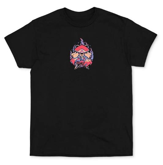 NARUTO CAT021 ANIMATION T-SHIRT S-3XL BLACK COTTON UNISEX