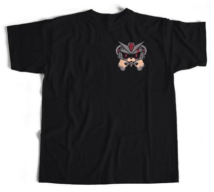 GUNDAM CAT026 ANIMATION T-SHIRT S-3XL BLACK COTTON UNISEX