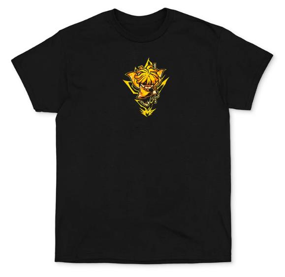 DEMON SLAYER CAT033 ANIMATION T-SHIRT S-3XL BLACK COTTON UNISEX