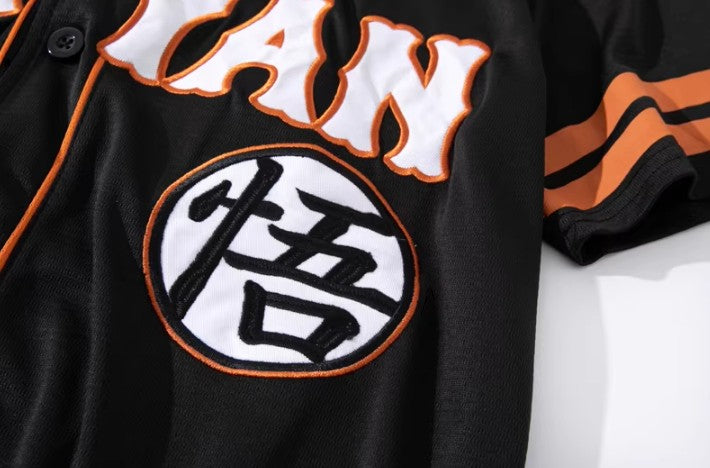 Dragon Ball Z Saiyan Baseball Jersey XS-XL UNISEX