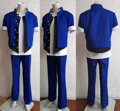 Cosplay The King Of Fighters KOF 97 Shingo Yabuki Costume Set S-3XL Unisex Adult & Kids