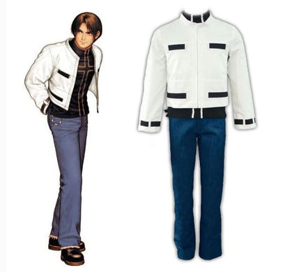 Cosplay The King Of Fighters KOF Kyo Kusanagi Costume Set S-3XL Unisex Adult