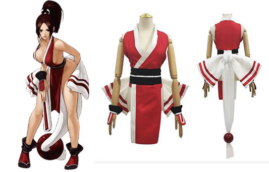 Cosplay The King Of Fighters KOF Mai Shiranui Costume Set Full/Open Back S-3XL Adult