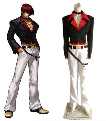 Cosplay The King Of Fighters KOF Iori Yagami Costume Set S-3XL Unisex Adult