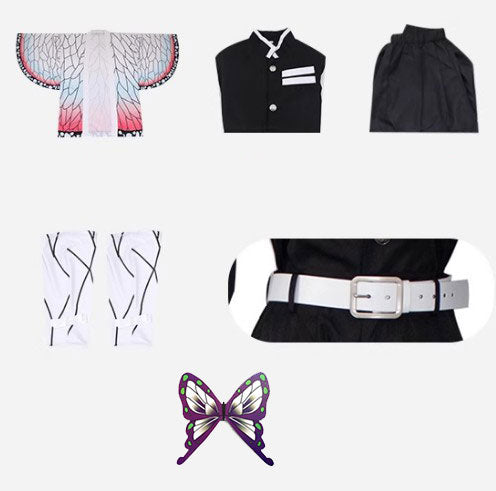 Cosplay Demon Slayer Shinobu Kocho Costume Set S-XXL Adult