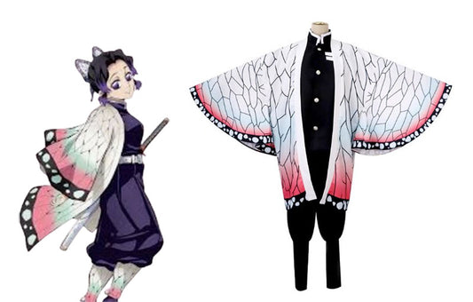 Cosplay Demon Slayer Shinobu Kocho Costume Set S-XXL Adult