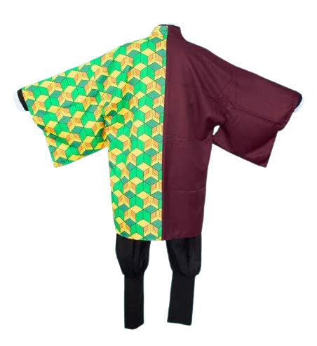 Cosplay Demon Slayer Giyu Tomioka Costume Set S-XXL Adult