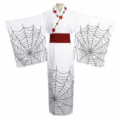 Cosplay Demon Slayer Rui Spider Costume Set S-XXL Adult