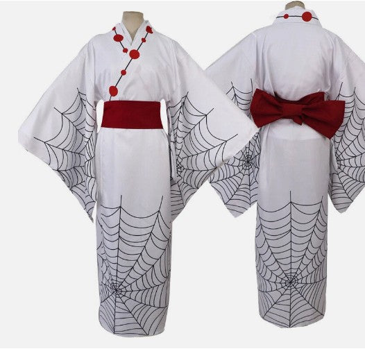 Cosplay Demon Slayer Rui Spider Costume Set S-XXL Adult