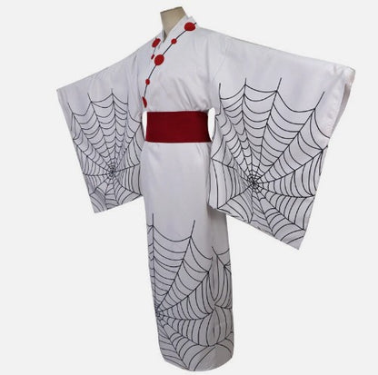 Cosplay Demon Slayer Rui Spider Costume Set S-XXL Adult