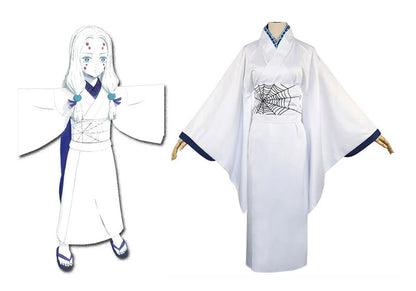 Cosplay Demon Slayer Rui Sister Spider Costume Set S-XXL Adult