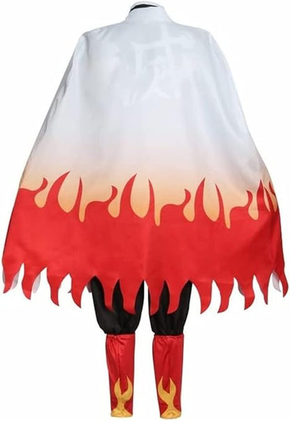 Cosplay Demon Slayer Kyojuro Rengoku Costume Set S-XXL Adult