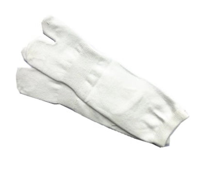 Cosplay Japanese Tabi Split Toe Socks Size Free White / Black Adult