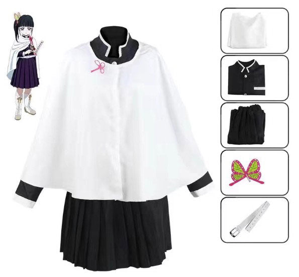 Cosplay Demon Slayer Kanao Tsuyuri Costume Set S-XXL Adult